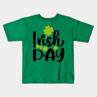 irish day, St. Patrick’S Day Shamrock Clover, st. patrick's day gift, Funny st Patricks gift, Cute st pattys gift, Irish Gift, Patrick Matching. Kids T-Shirt